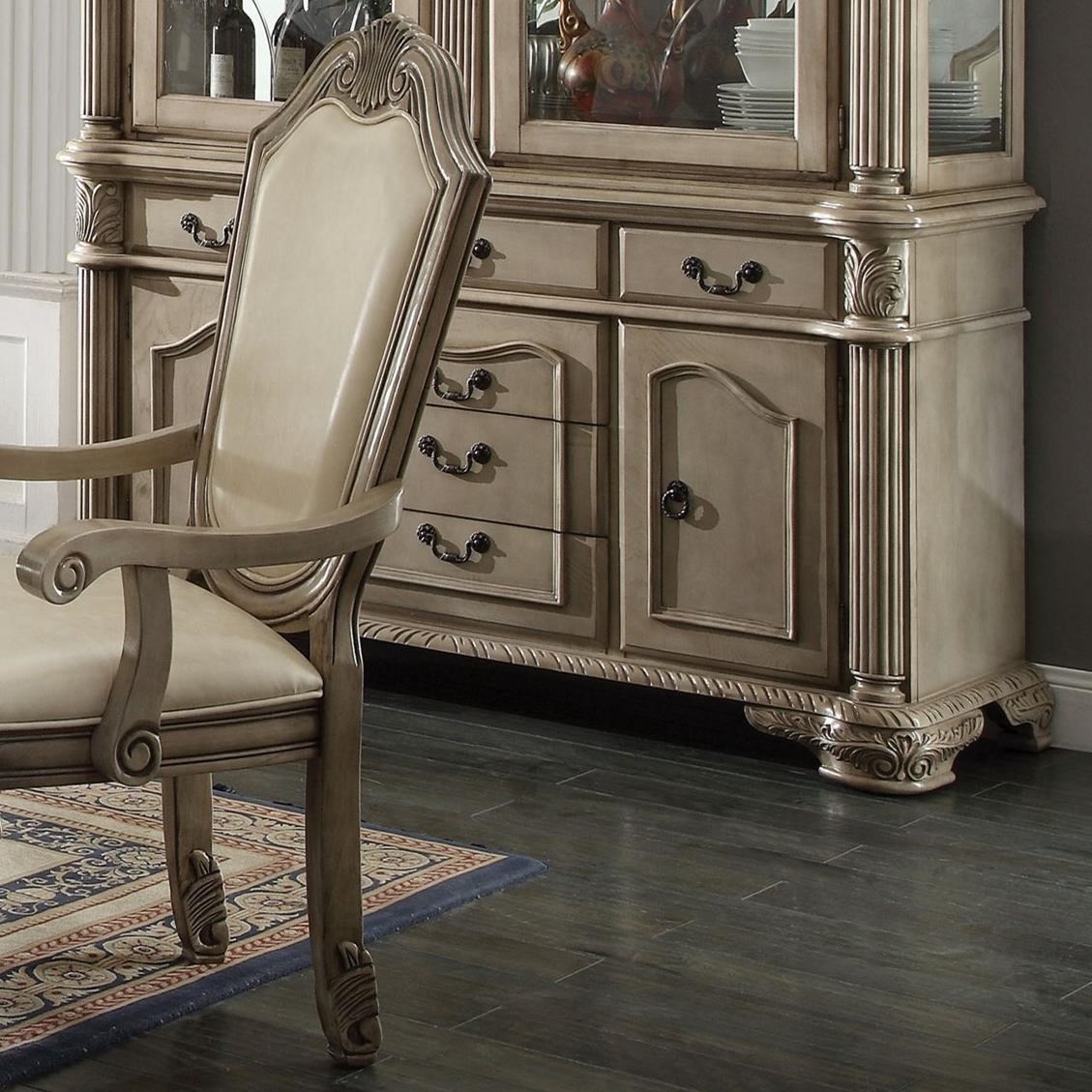 Acme Furniture Chateau De Ville Traditional Dining Buffet with 2 Doors